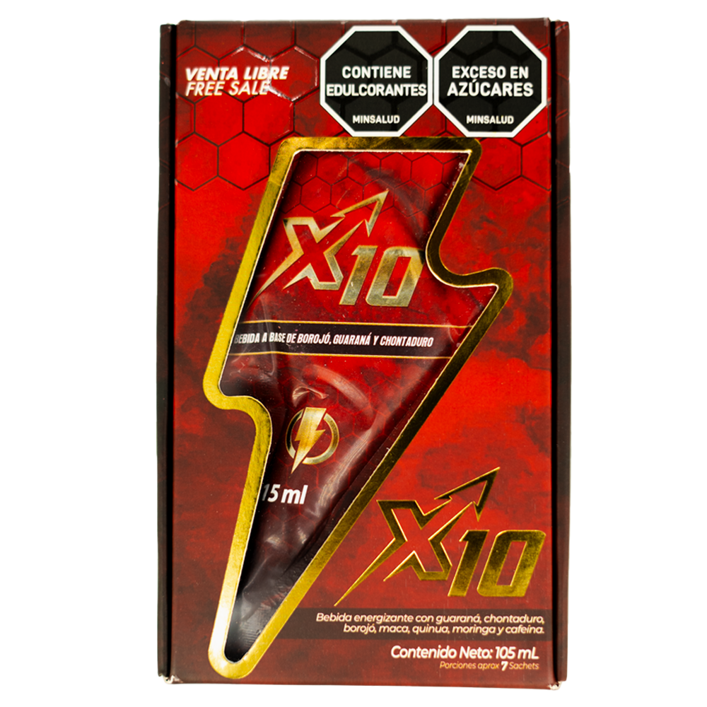 Potencializador Sexual X10 (Sachets x7 Unidades)